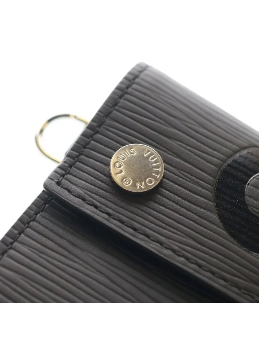 Louis Vuitton Supreme Epi Compact Wallet Black